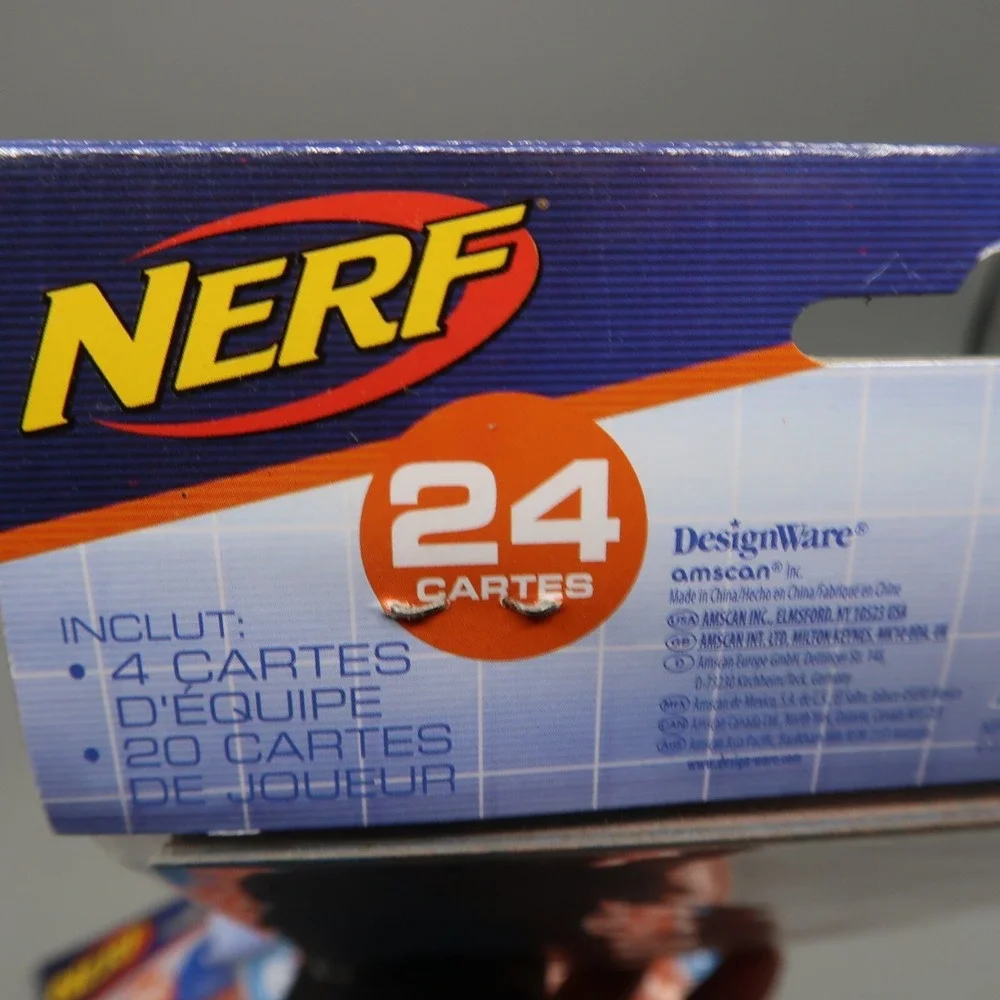 Lot Of 4 Nerf Party Games Decorations Supplies 24 ct per Packs Score Cards